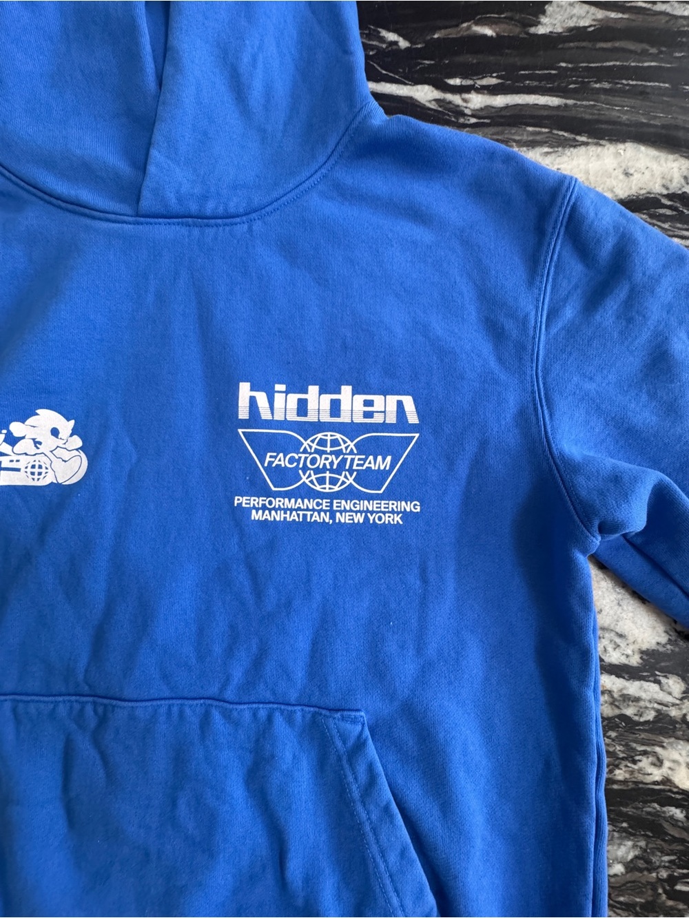 Hidden Factory Team Blue Graphic Hoodie - Picture 2 of 7